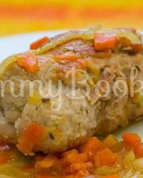 Рулет из телятины по-гречески