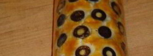 рулет из заварного теста с начинкой. Шаг 3