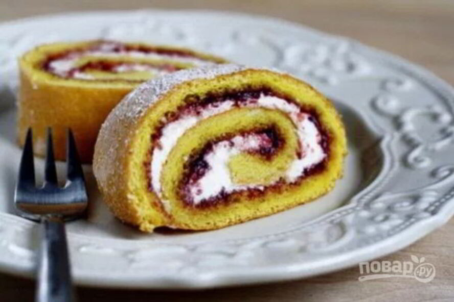 Рецепт рулета к чаю