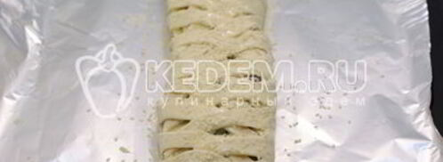 рулет с курицей на рождество. Шаг 6