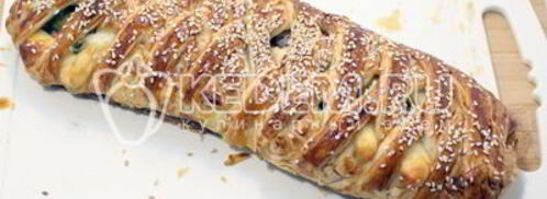 рулет с курицей на рождество. Шаг 7