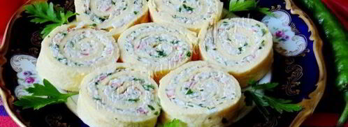 рулет яичный. Шаг 12