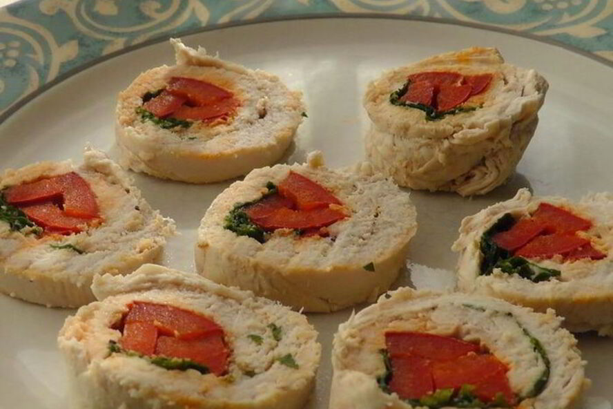 Рецепт рулетиков без холестерина