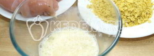 рулетики из куриного филе с начинкой. Шаг 7