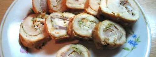 рулетики из куриных грудок. Шаг 8