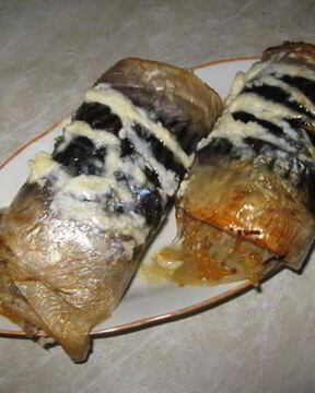 Рулетики из скумбрии