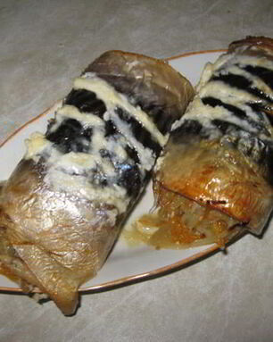 Рулетики из скумбрии