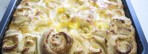 рулетики с фаршем в духовке. Шаг 6