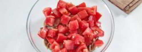 рулетики с томатами и грибами. Шаг 3