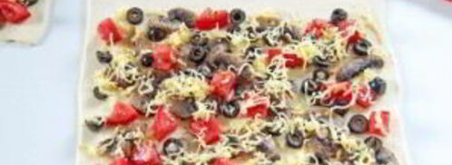 рулетики с томатами и грибами. Шаг 6