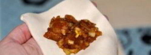 самса из слоеного теста. Шаг 3