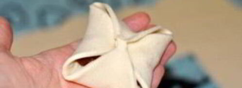 самса из слоеного теста. Шаг 4