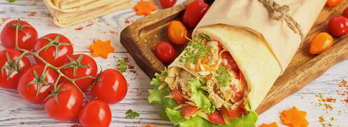 домашняя шаурма с курицей. Шаг 7