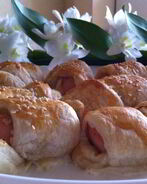 Сосиски кроличьи в тесте