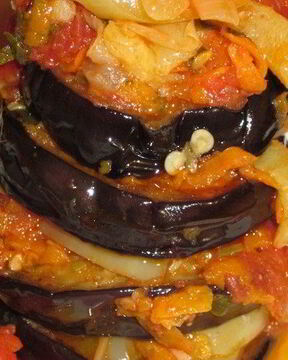 Соте из баклажанов в мультиварке