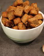 Сухарики с чесноком