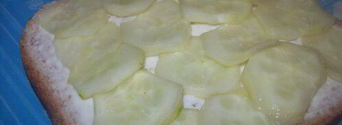 английские сэндвичи с огурцом. Шаг 3