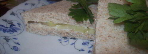 английские сэндвичи с огурцом. Шаг 6