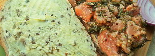 горячий сэндвич с лососем. Шаг 8