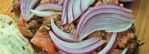 горячий сэндвич с лососем. Шаг 9