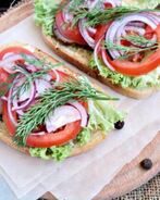 Открытый сэндвич