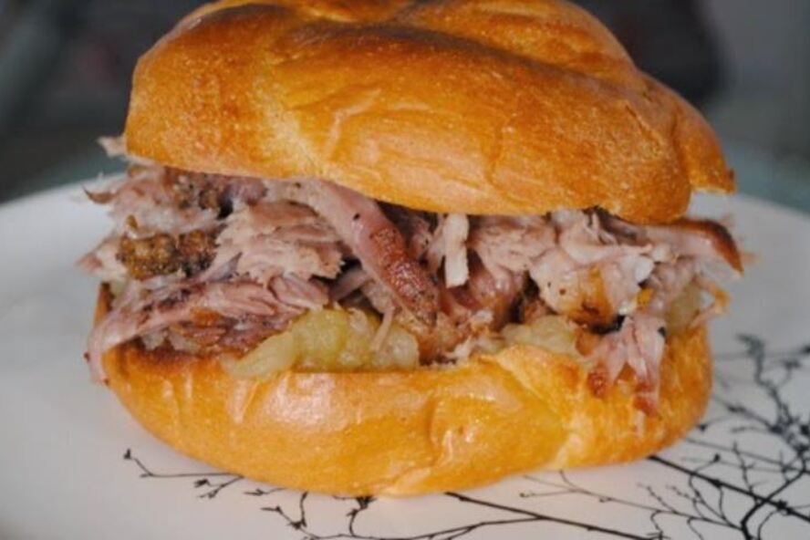 Рецепт шотландского сэндвича с запеченной свининой