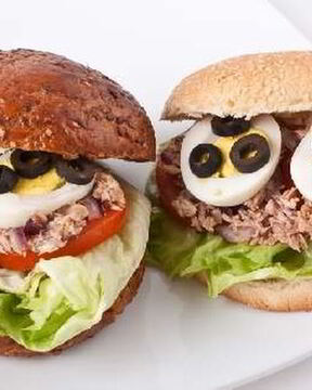 Средиземноморский сэндвич с тунцом