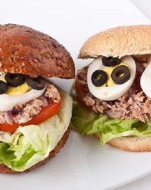 Средиземноморский сэндвич с тунцом