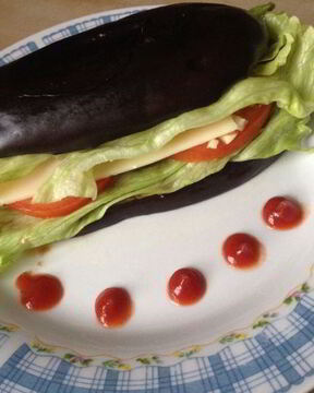 Сэндвич из баклажана