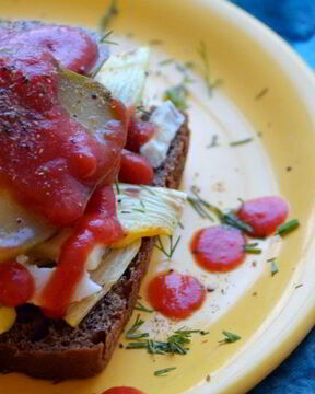 Сэндвич с кабачком