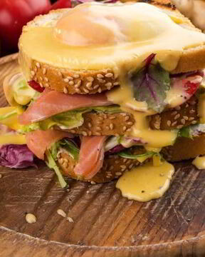 Сэндвич с лососем