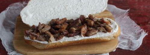 сэндвич с мясом и капустой. Шаг 6