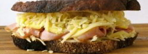 сэндвич с ветчиной и ананасами. Шаг 5