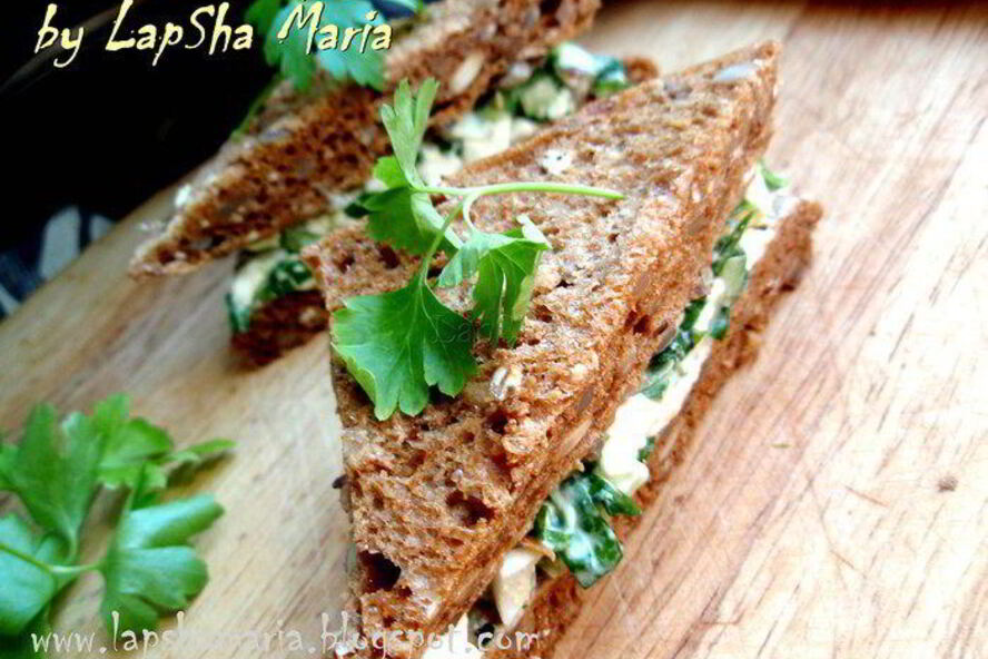 Рецепт сэндвича с яичным салатом