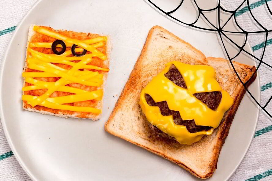 Рецепт сэндвичей на хэллоуин