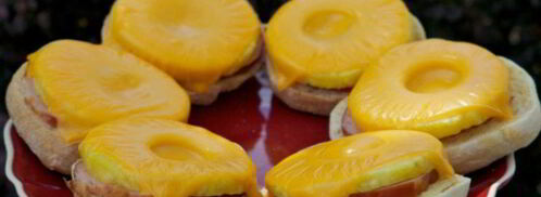 сэндвичи с ананасом и ветчиной. Шаг 6