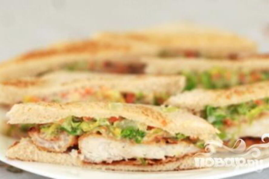 Рецепт сэндвичей с рыбой и капустой