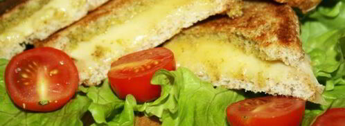 сэндвичи с сыром и соусом песто. Шаг 6