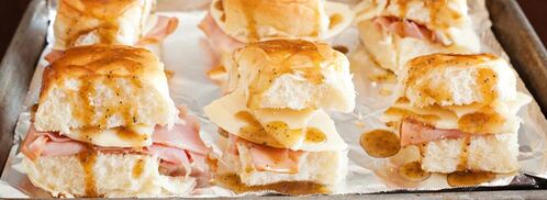 сэндвичи с ветчиной и сыром. Шаг 13