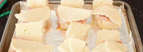 сэндвичи с ветчиной и сыром. Шаг 4