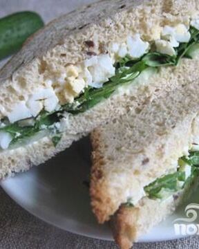 Сэндвичи с яйцом