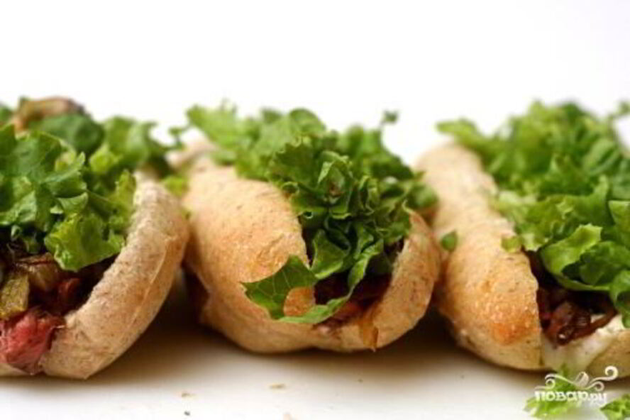 Рецепт сэндвичей со стейком