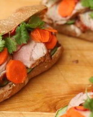 Сэндвичи со свининой по-вьетнамски