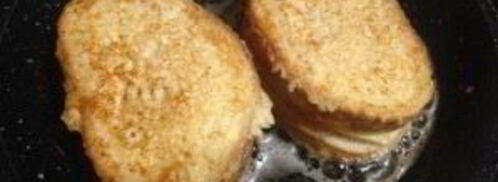 теплый сэндвич с сыром и помидором. Шаг 9