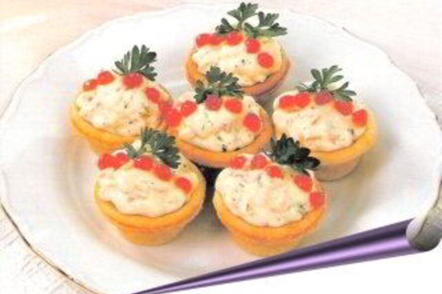 Рецепт мусса из лосося в готовых тарталетках