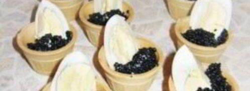 тарталетки с черной икрой. Шаг 4