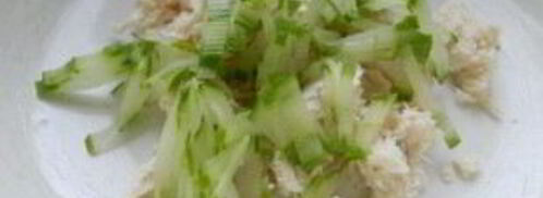 тарталетки с курицей и огурцом. Шаг 3