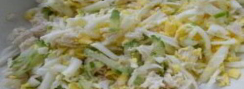 тарталетки с курицей и огурцом. Шаг 4