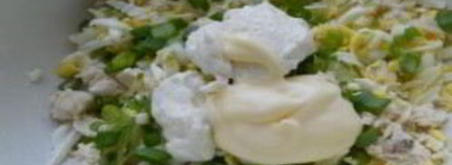 тарталетки с курицей и огурцом. Шаг 5