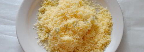 тарталетки с начинкой из крабовых палочек. Шаг 8